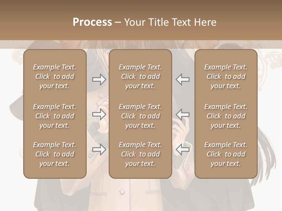 A Group Of People Standing Next To Each Other PowerPoint Template