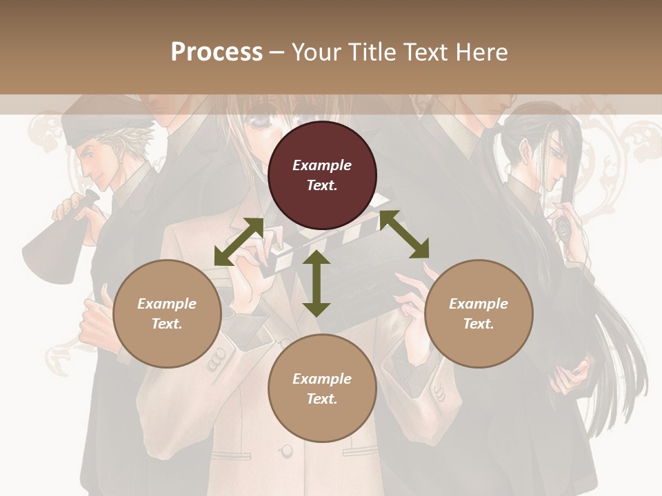 A Group Of People Standing Next To Each Other PowerPoint Template