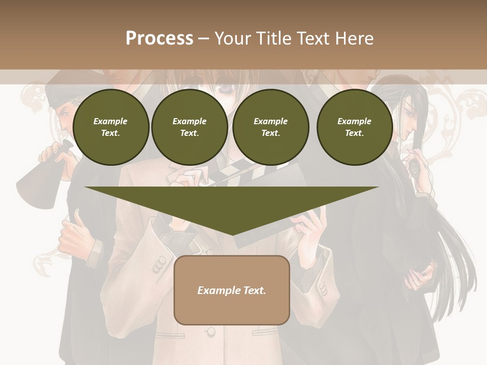 A Group Of People Standing Next To Each Other PowerPoint Template
