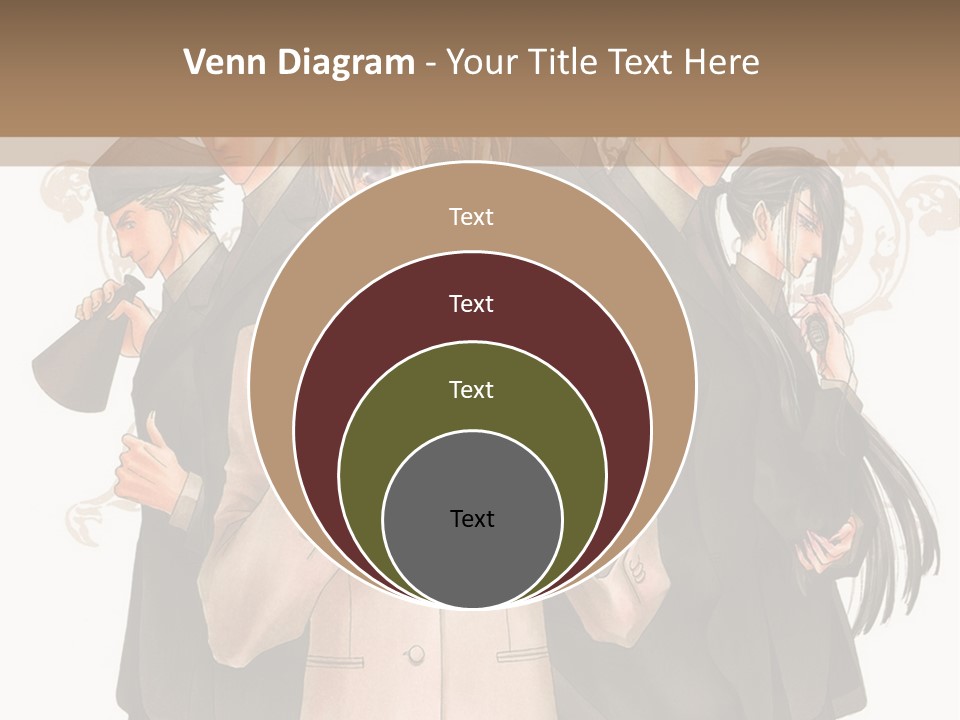 A Group Of People Standing Next To Each Other PowerPoint Template