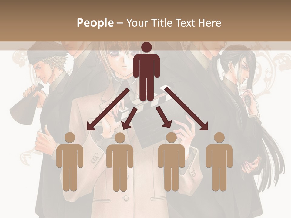 A Group Of People Standing Next To Each Other PowerPoint Template