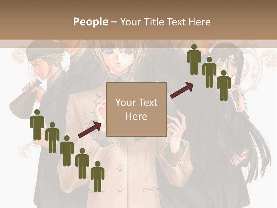 A Group Of People Standing Next To Each Other PowerPoint Template