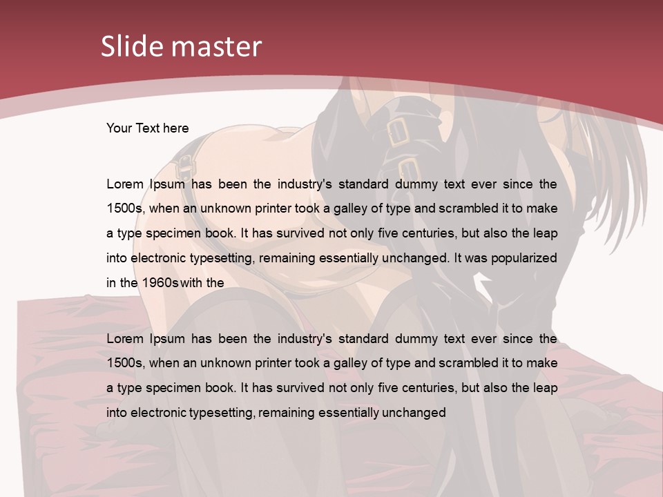 A Woman Sitting On The Ground With Her Legs Crossed PowerPoint Template