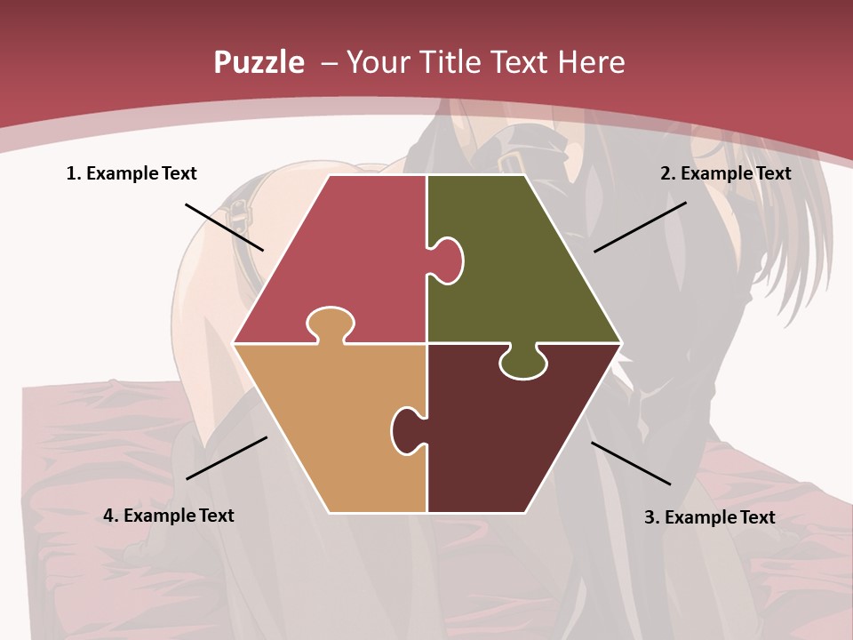 A Woman Sitting On The Ground With Her Legs Crossed PowerPoint Template