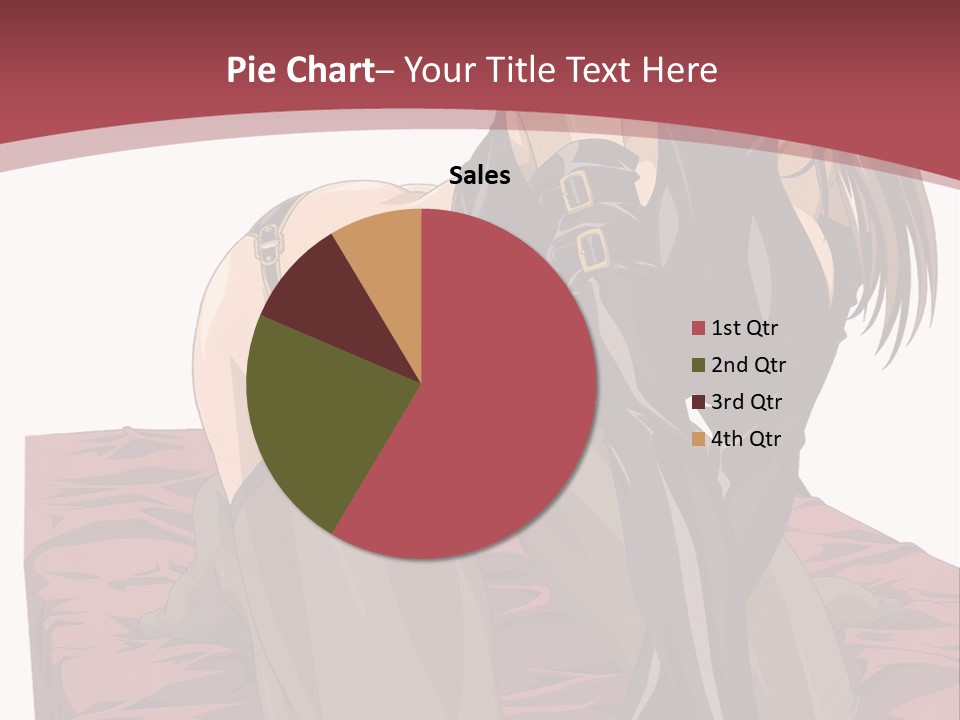 A Woman Sitting On The Ground With Her Legs Crossed PowerPoint Template