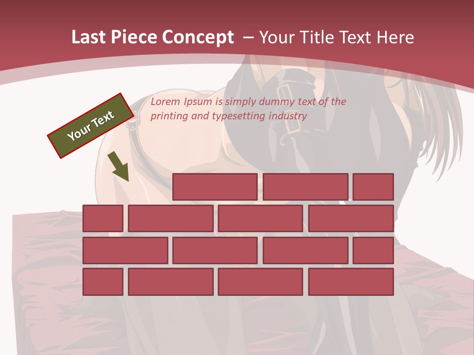 A Woman Sitting On The Ground With Her Legs Crossed PowerPoint Template