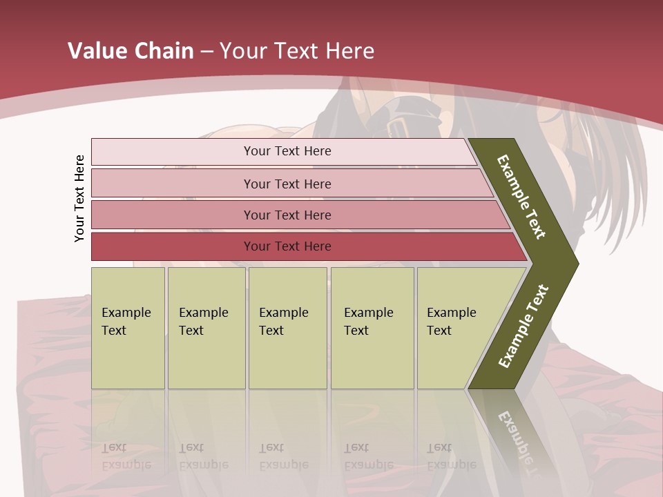 A Woman Sitting On The Ground With Her Legs Crossed PowerPoint Template