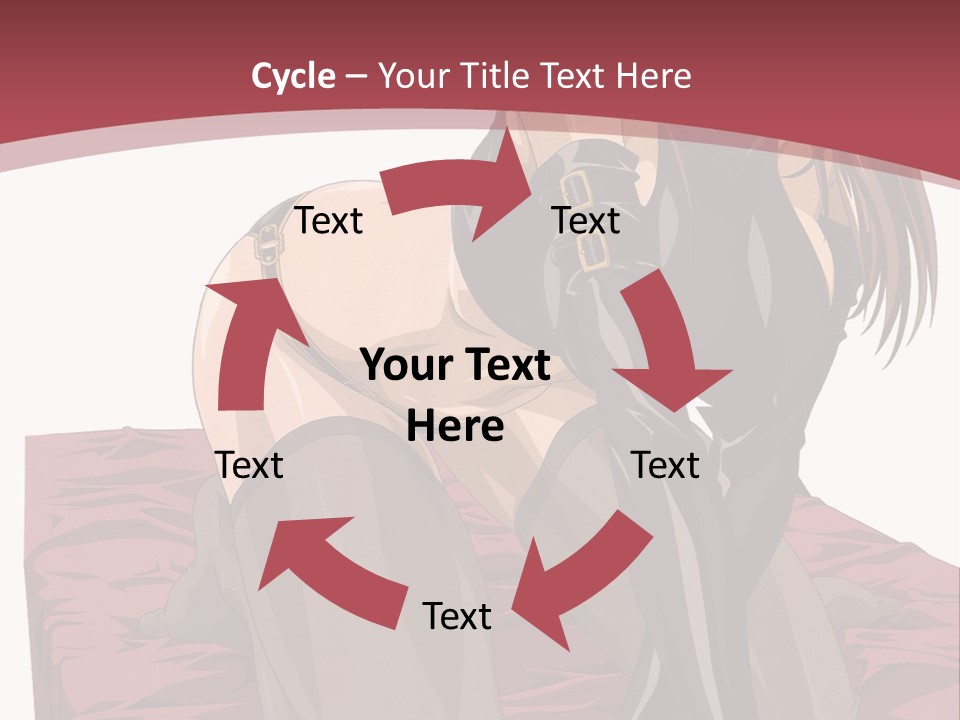 A Woman Sitting On The Ground With Her Legs Crossed PowerPoint Template