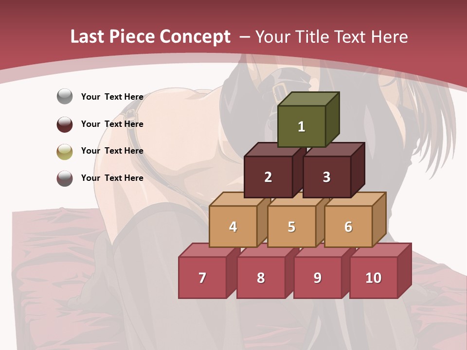 A Woman Sitting On The Ground With Her Legs Crossed PowerPoint Template