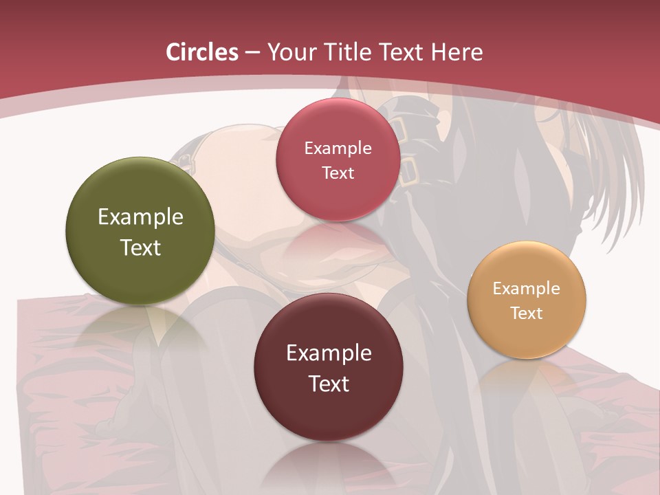 A Woman Sitting On The Ground With Her Legs Crossed PowerPoint Template