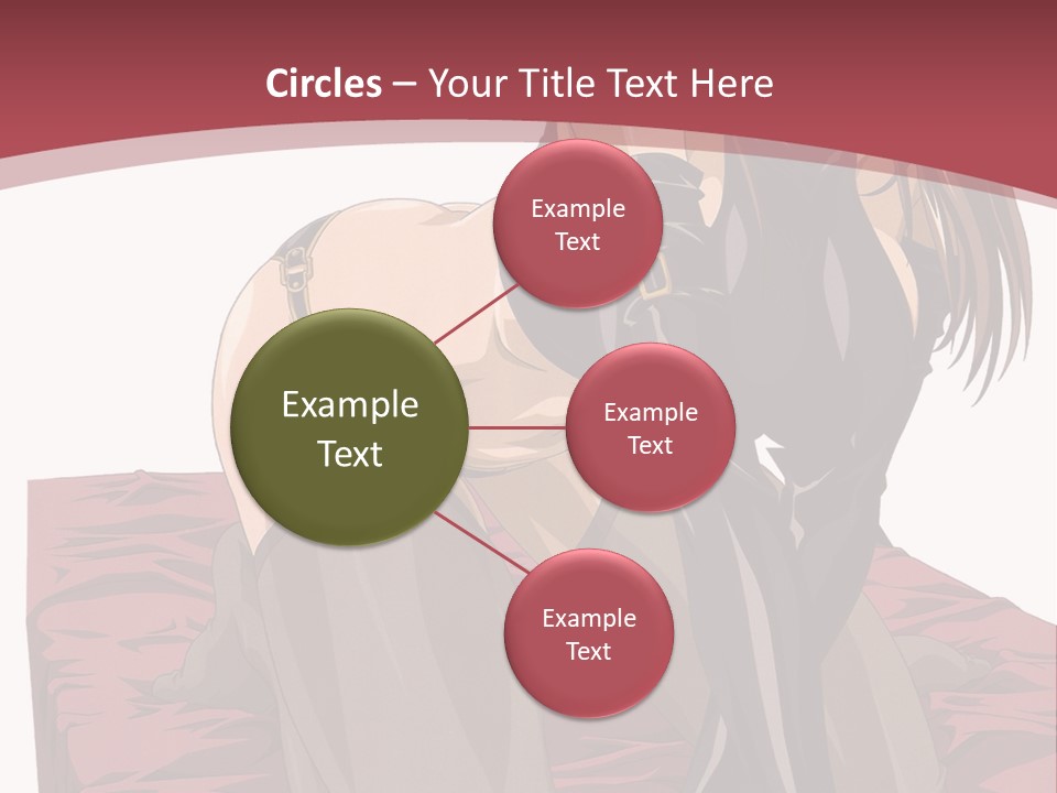 A Woman Sitting On The Ground With Her Legs Crossed PowerPoint Template