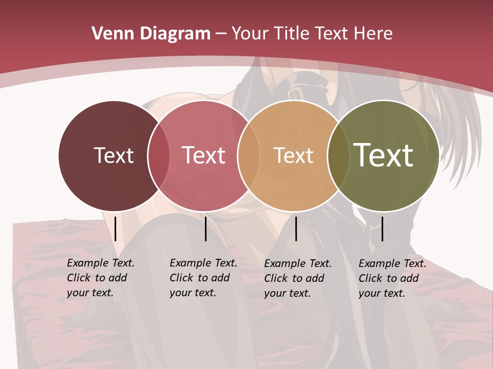 A Woman Sitting On The Ground With Her Legs Crossed PowerPoint Template