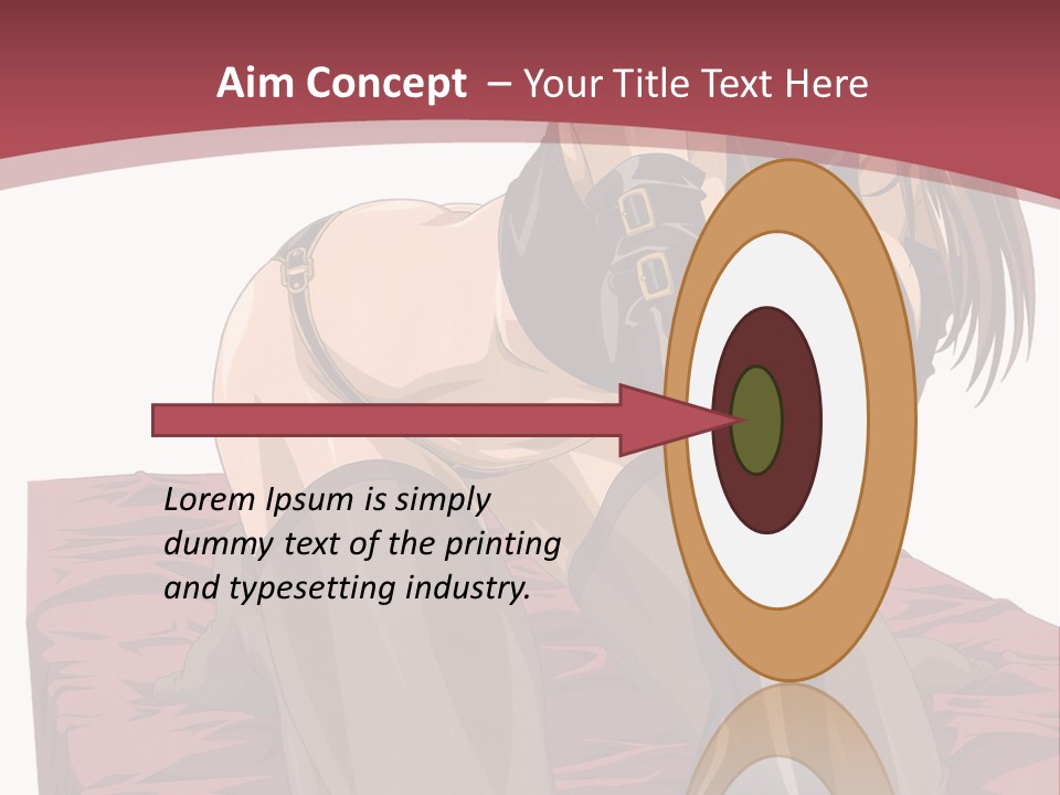 A Woman Sitting On The Ground With Her Legs Crossed PowerPoint Template