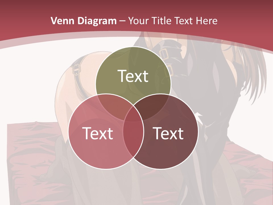 A Woman Sitting On The Ground With Her Legs Crossed PowerPoint Template