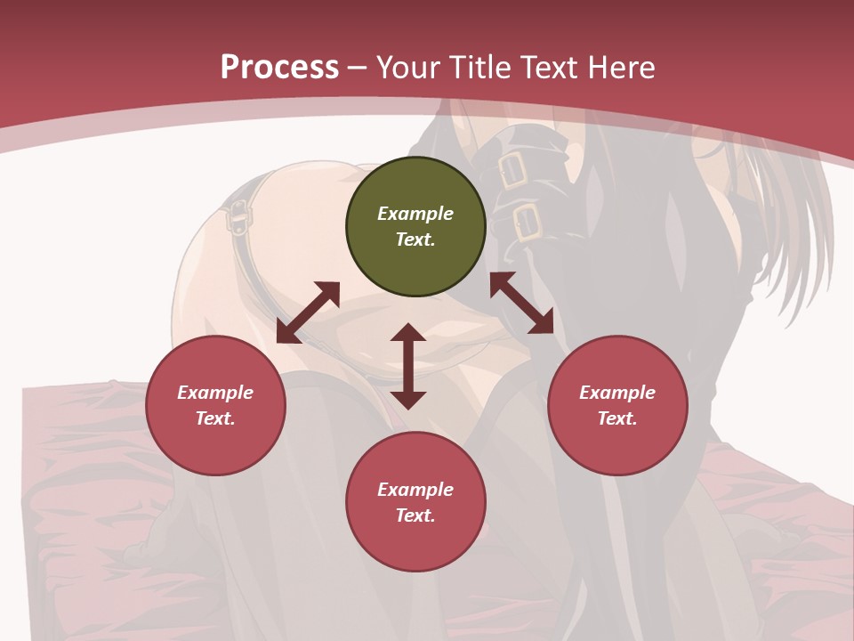 A Woman Sitting On The Ground With Her Legs Crossed PowerPoint Template