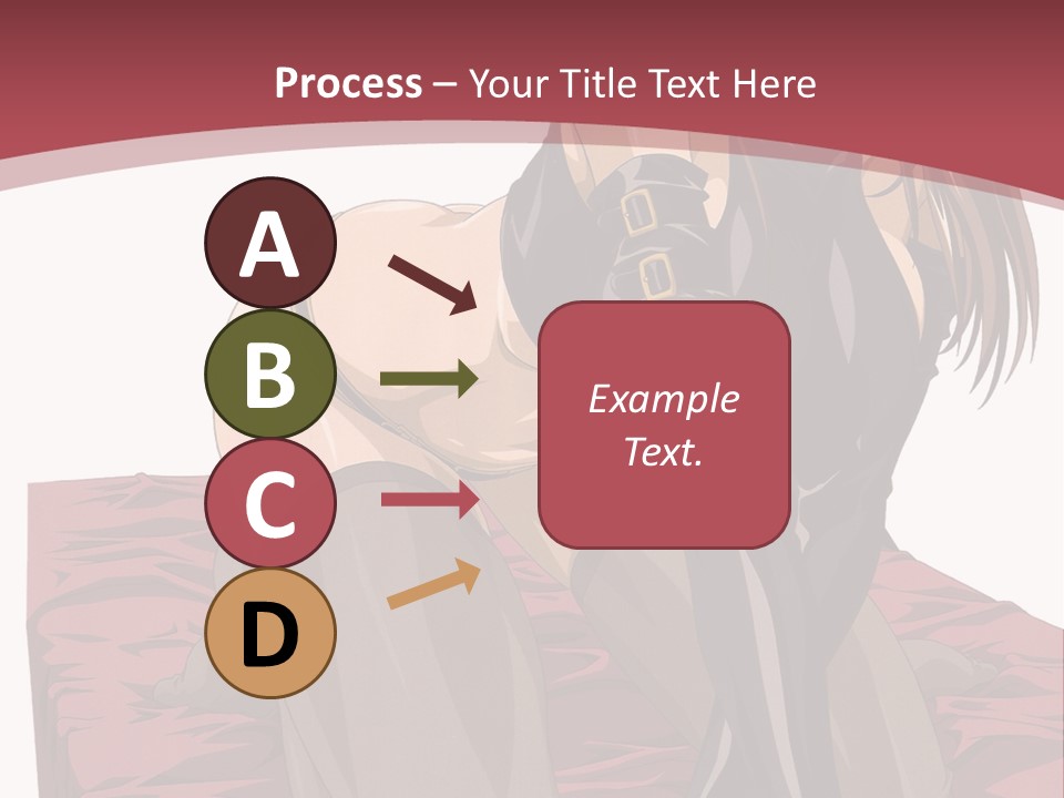 A Woman Sitting On The Ground With Her Legs Crossed PowerPoint Template