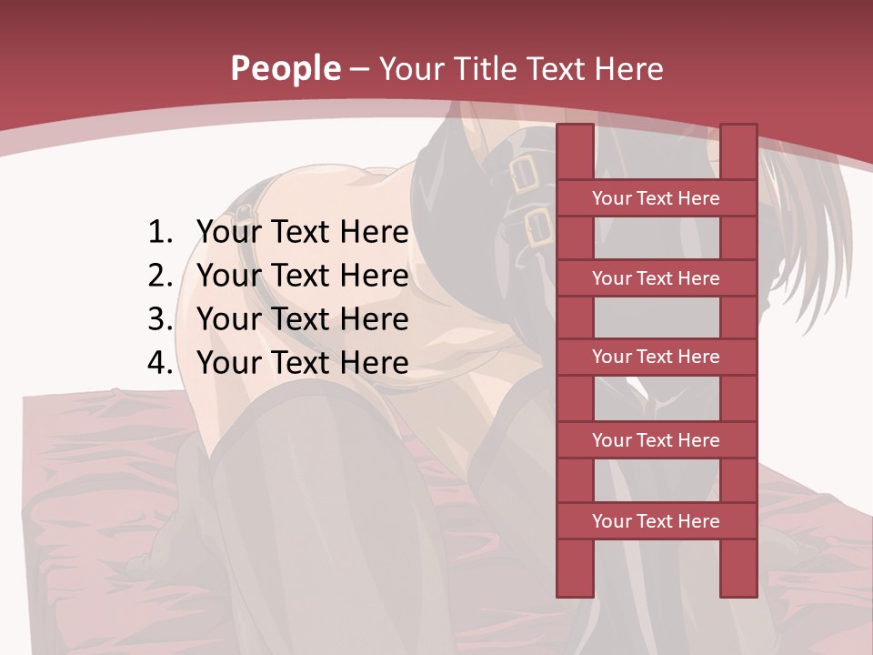 A Woman Sitting On The Ground With Her Legs Crossed PowerPoint Template