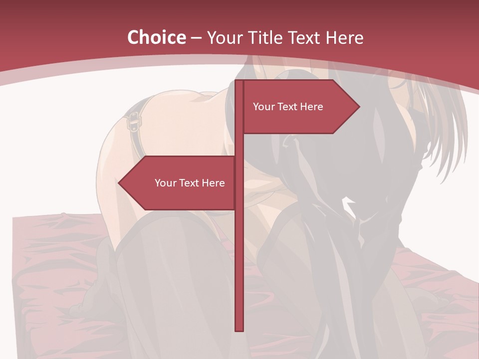 A Woman Sitting On The Ground With Her Legs Crossed PowerPoint Template