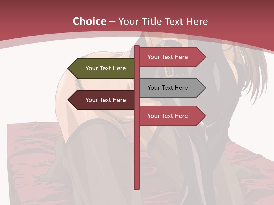 A Woman Sitting On The Ground With Her Legs Crossed PowerPoint Template