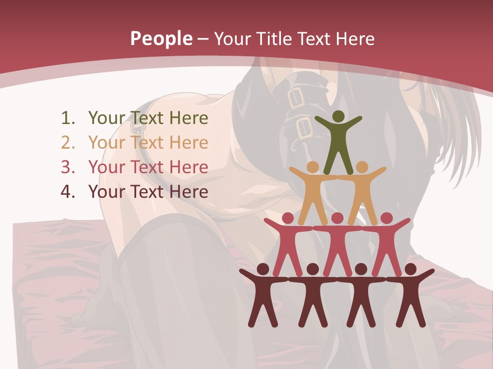 A Woman Sitting On The Ground With Her Legs Crossed PowerPoint Template