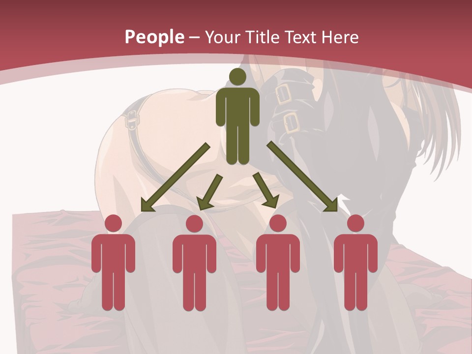 A Woman Sitting On The Ground With Her Legs Crossed PowerPoint Template