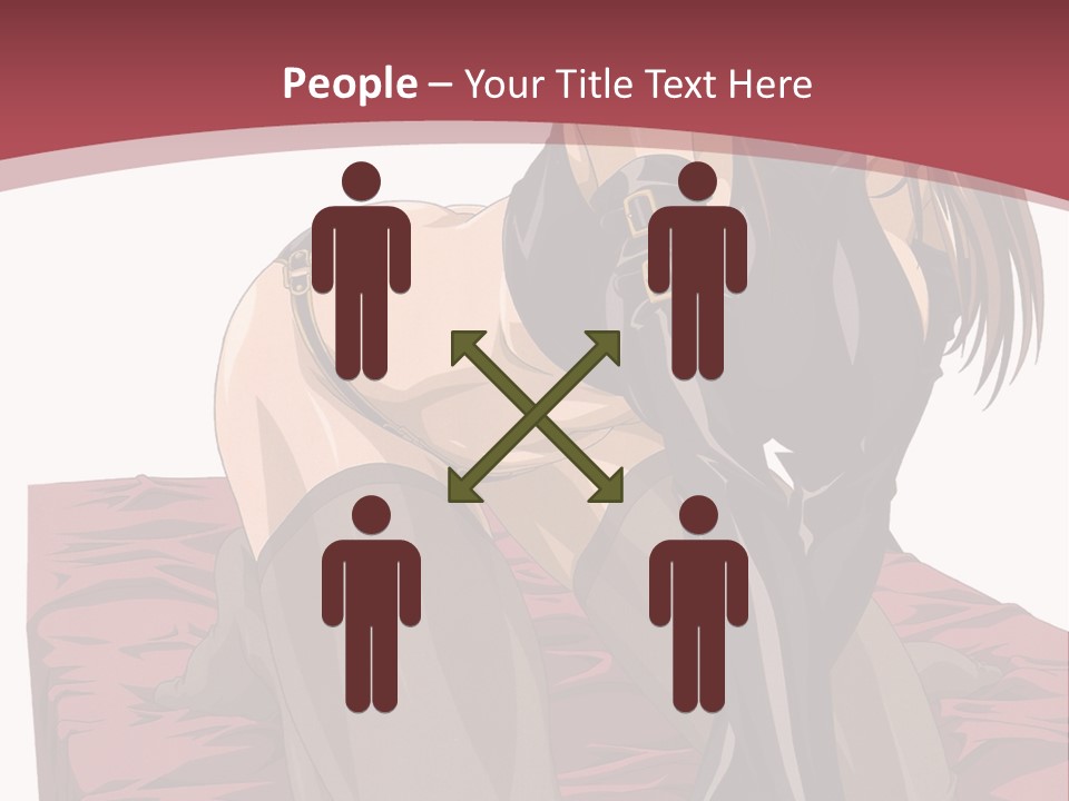 A Woman Sitting On The Ground With Her Legs Crossed PowerPoint Template