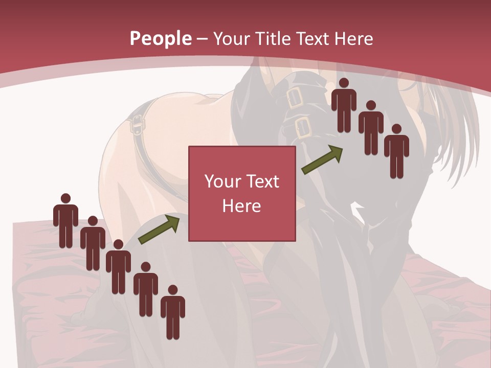 A Woman Sitting On The Ground With Her Legs Crossed PowerPoint Template