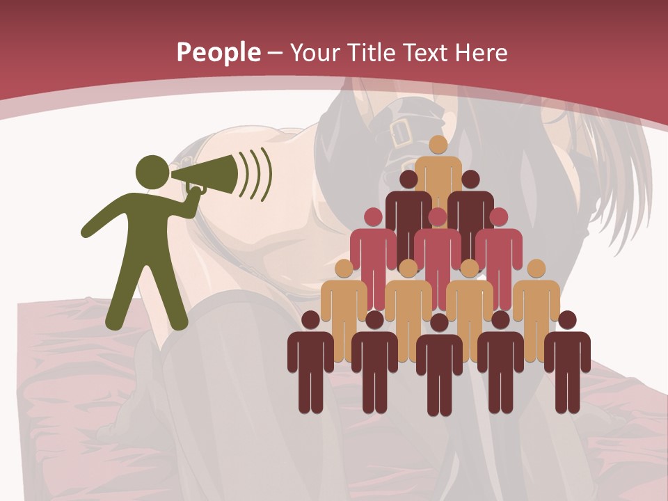 A Woman Sitting On The Ground With Her Legs Crossed PowerPoint Template