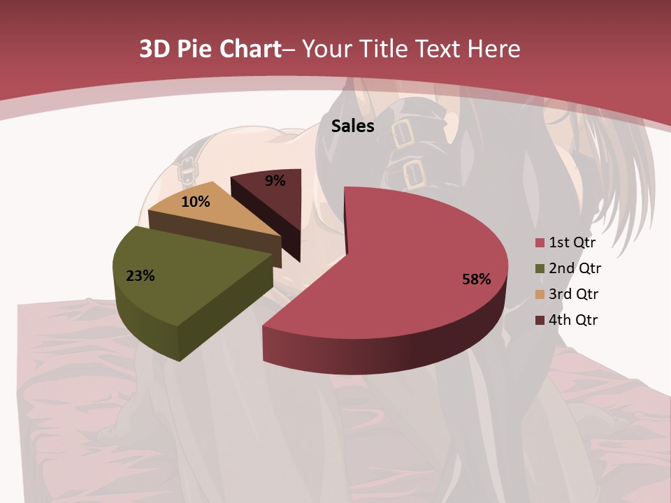 A Woman Sitting On The Ground With Her Legs Crossed PowerPoint Template