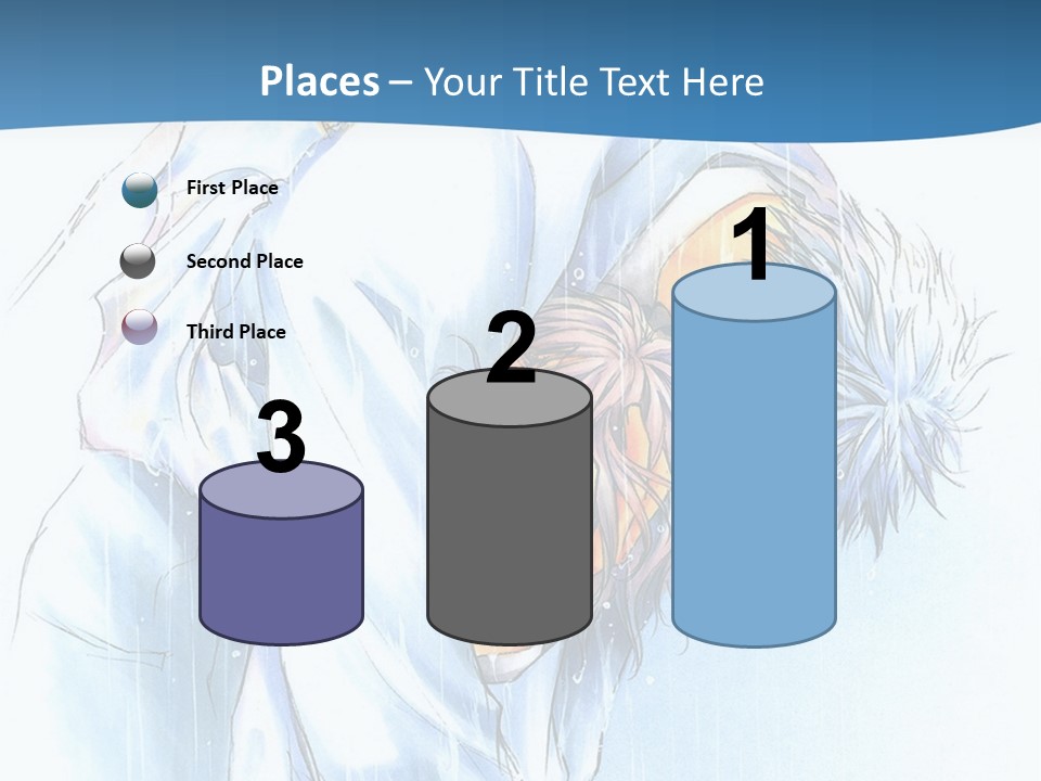 A Man Sleeping On A Bed With His Head In His Hands PowerPoint Template