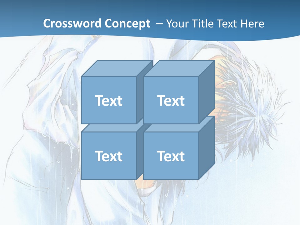 A Man Sleeping On A Bed With His Head In His Hands PowerPoint Template