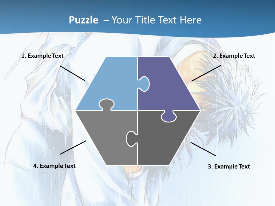 A Man Sleeping On A Bed With His Head In His Hands PowerPoint Template