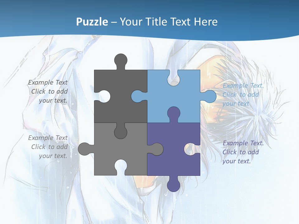 A Man Sleeping On A Bed With His Head In His Hands PowerPoint Template