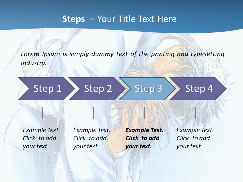 A Man Sleeping On A Bed With His Head In His Hands PowerPoint Template