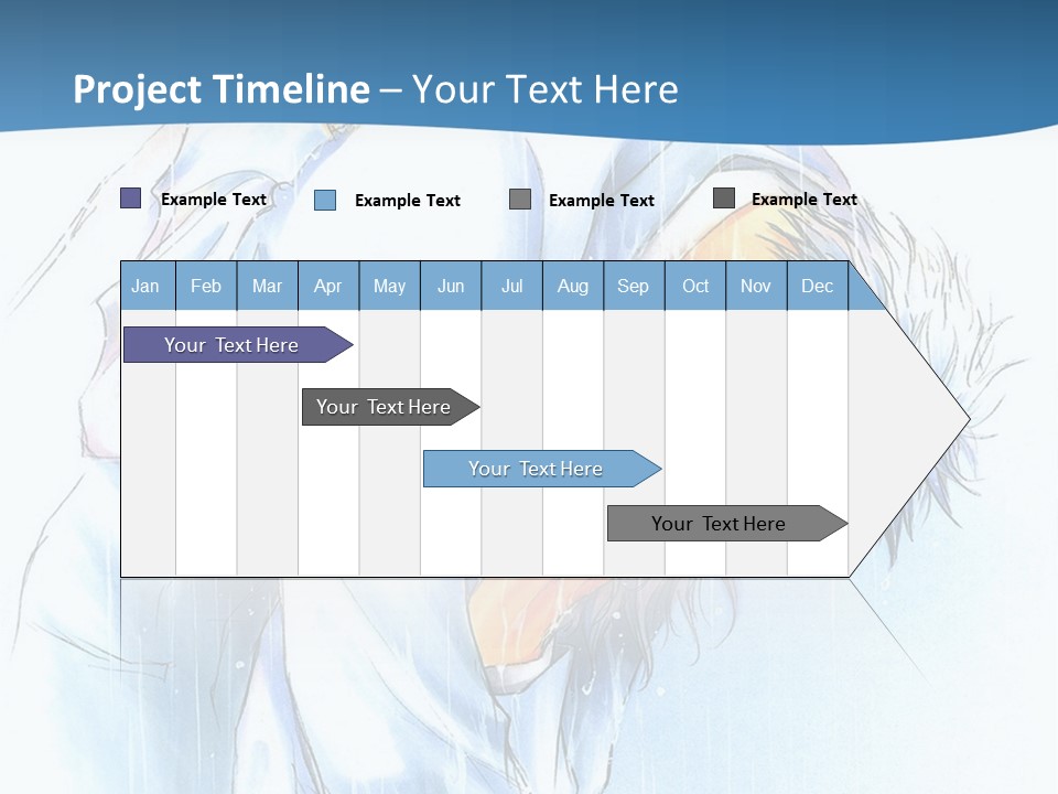 A Man Sleeping On A Bed With His Head In His Hands PowerPoint Template