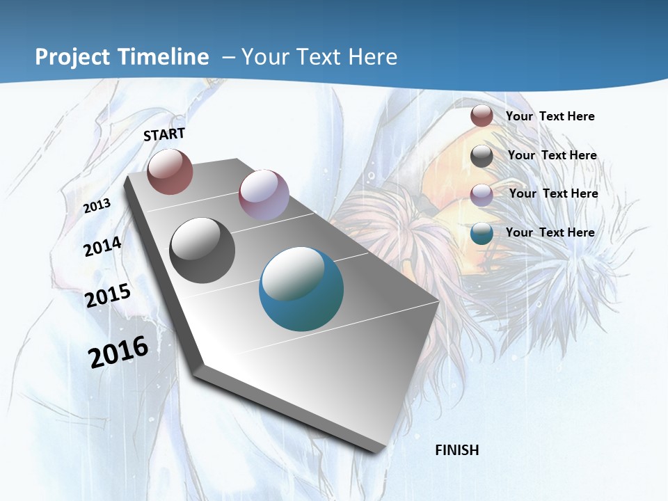 A Man Sleeping On A Bed With His Head In His Hands PowerPoint Template