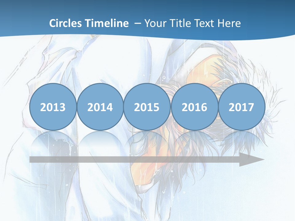 A Man Sleeping On A Bed With His Head In His Hands PowerPoint Template