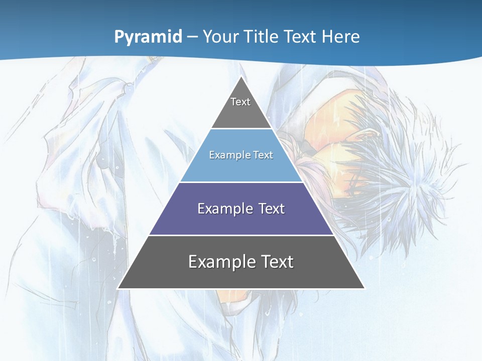 A Man Sleeping On A Bed With His Head In His Hands PowerPoint Template