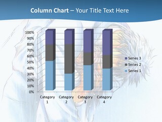 A Man Sleeping On A Bed With His Head In His Hands PowerPoint Template