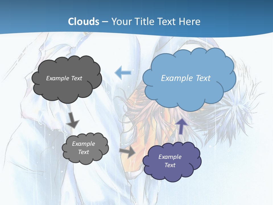 A Man Sleeping On A Bed With His Head In His Hands PowerPoint Template