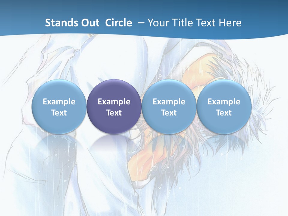 A Man Sleeping On A Bed With His Head In His Hands PowerPoint Template