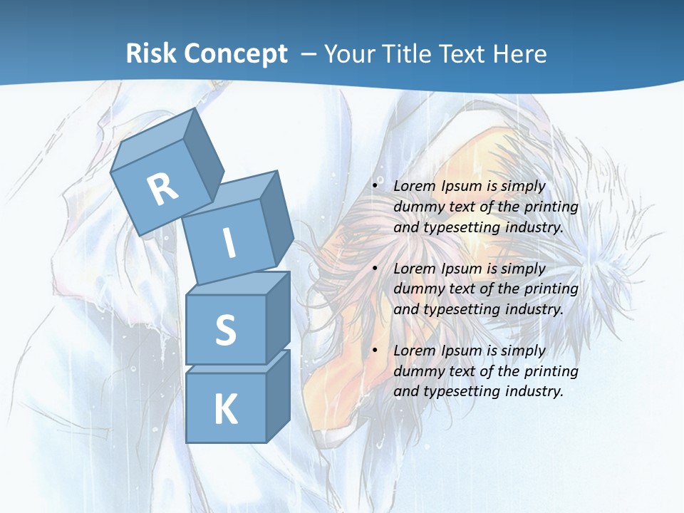 A Man Sleeping On A Bed With His Head In His Hands PowerPoint Template