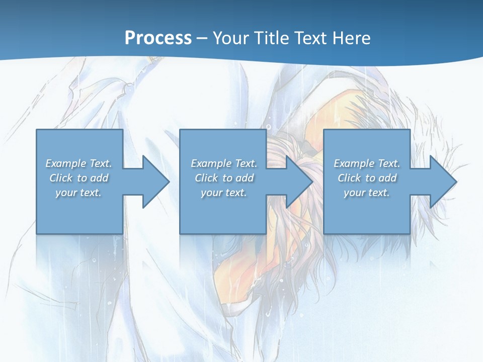 A Man Sleeping On A Bed With His Head In His Hands PowerPoint Template