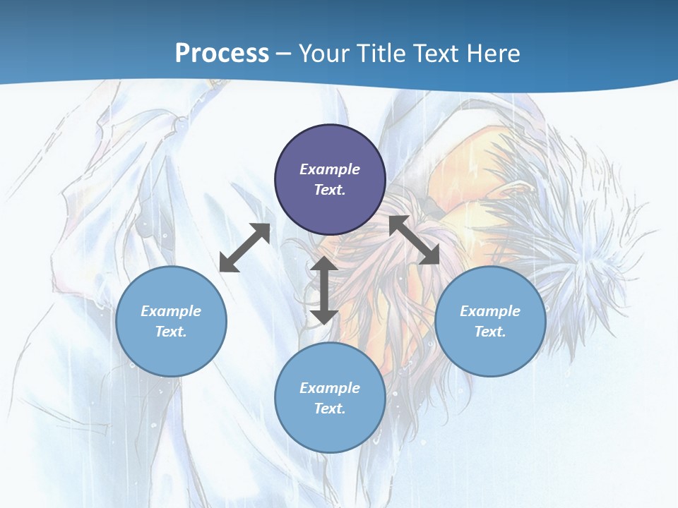 A Man Sleeping On A Bed With His Head In His Hands PowerPoint Template