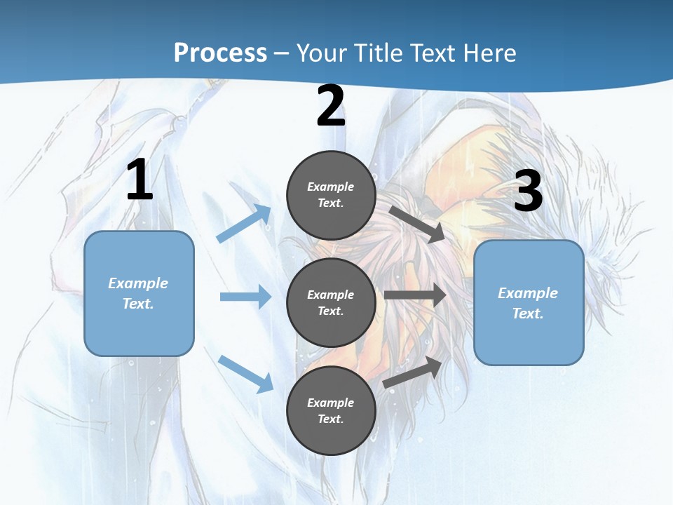A Man Sleeping On A Bed With His Head In His Hands PowerPoint Template