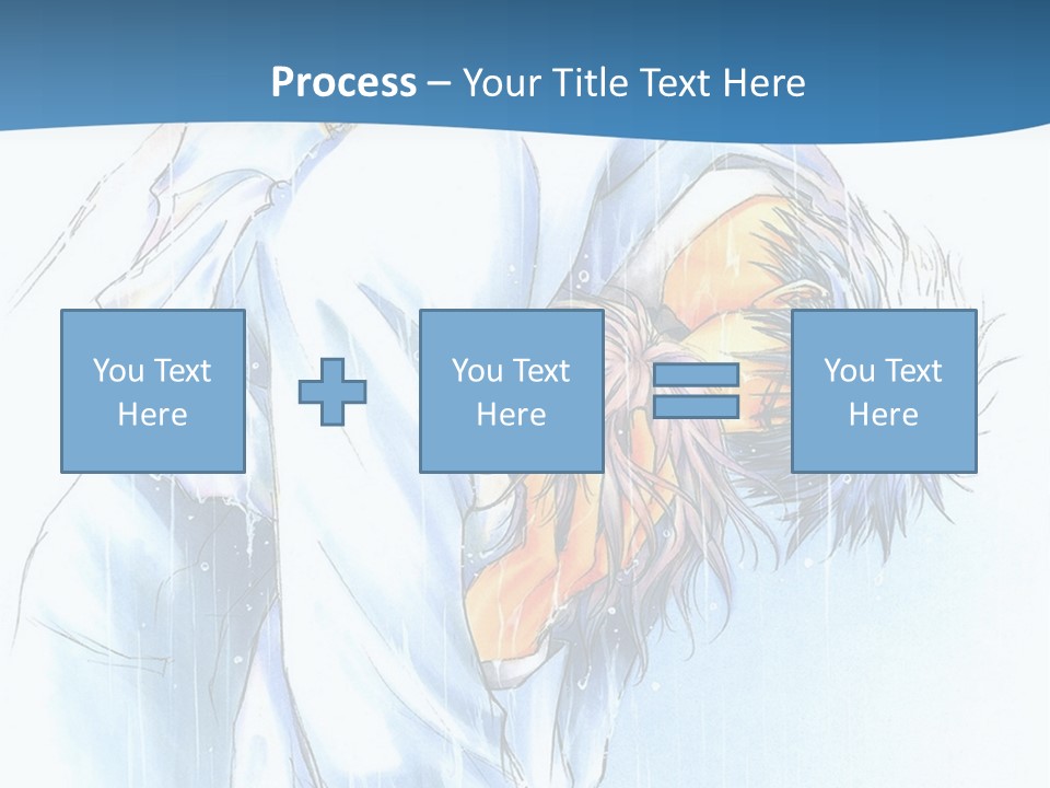 A Man Sleeping On A Bed With His Head In His Hands PowerPoint Template