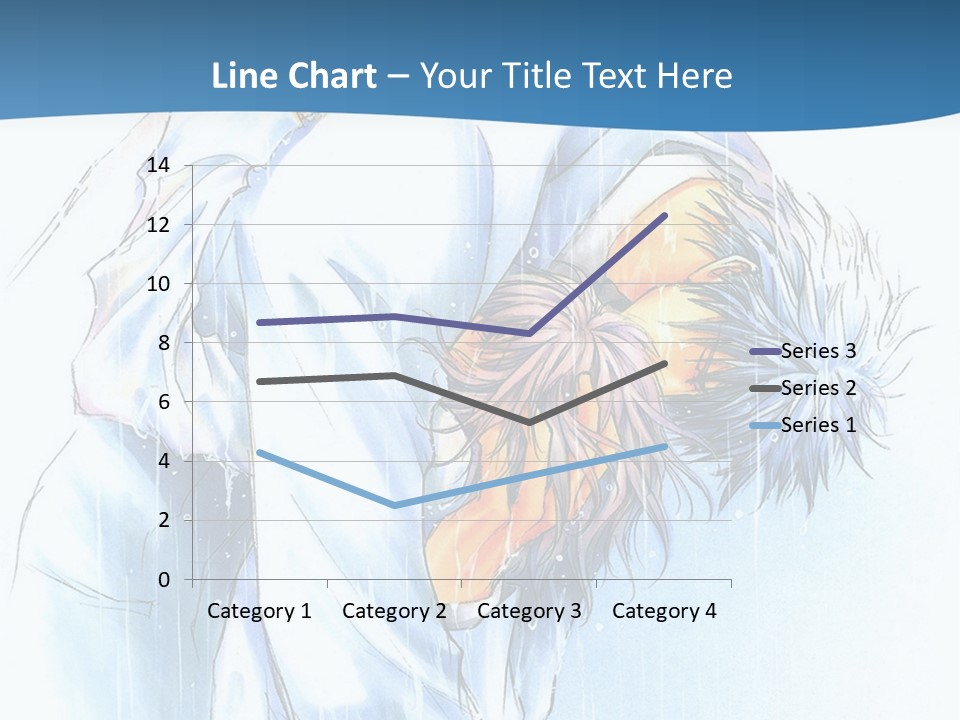 A Man Sleeping On A Bed With His Head In His Hands PowerPoint Template