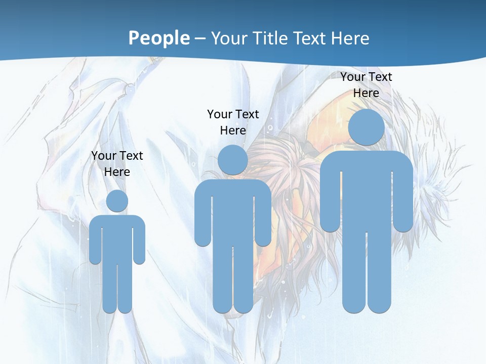 A Man Sleeping On A Bed With His Head In His Hands PowerPoint Template