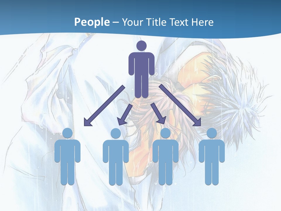 A Man Sleeping On A Bed With His Head In His Hands PowerPoint Template