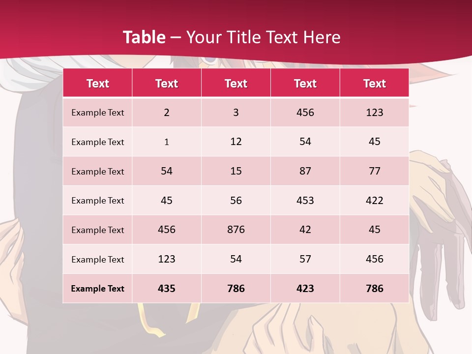 A Couple Of Anime Characters Hugging Each Other PowerPoint Template